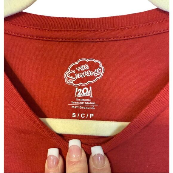 Simpsons Christmas Long Sleeve Tee Shirt Sz. S Holidays - Picture 5 of 5